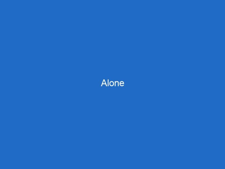 Alone