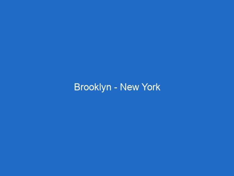 Brooklyn – New York