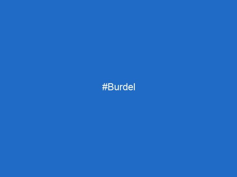 #Burdel