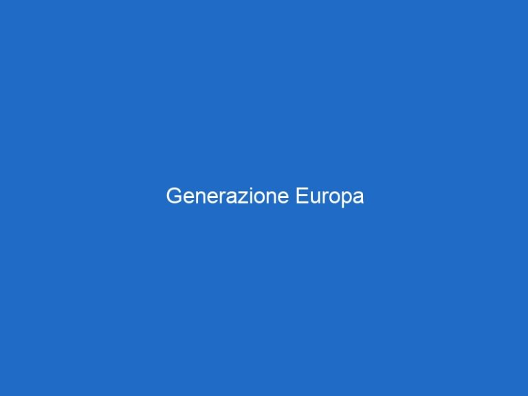 Generazione Europa