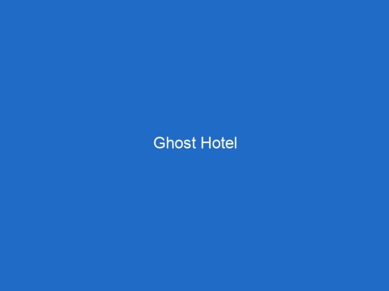 Ghost Hotel