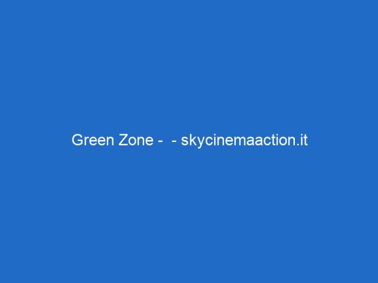 Green Zone – – skycinemaaction.it Green Zone – – skycinemaaction.it