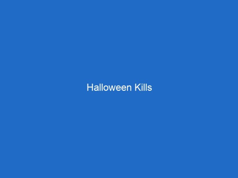 Halloween Kills Halloween Kills