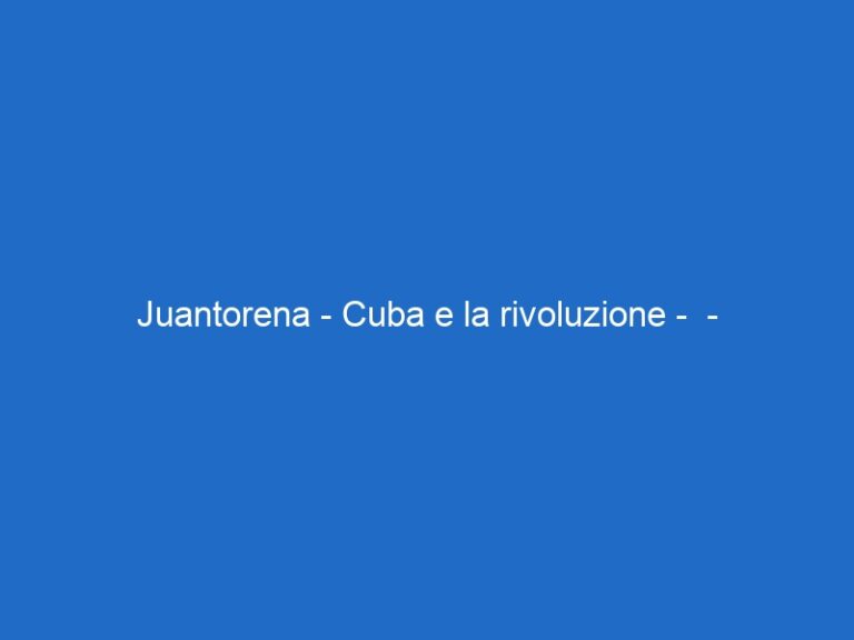 Juantorena – Cuba e la rivoluzione –  – skydocumentaries.it