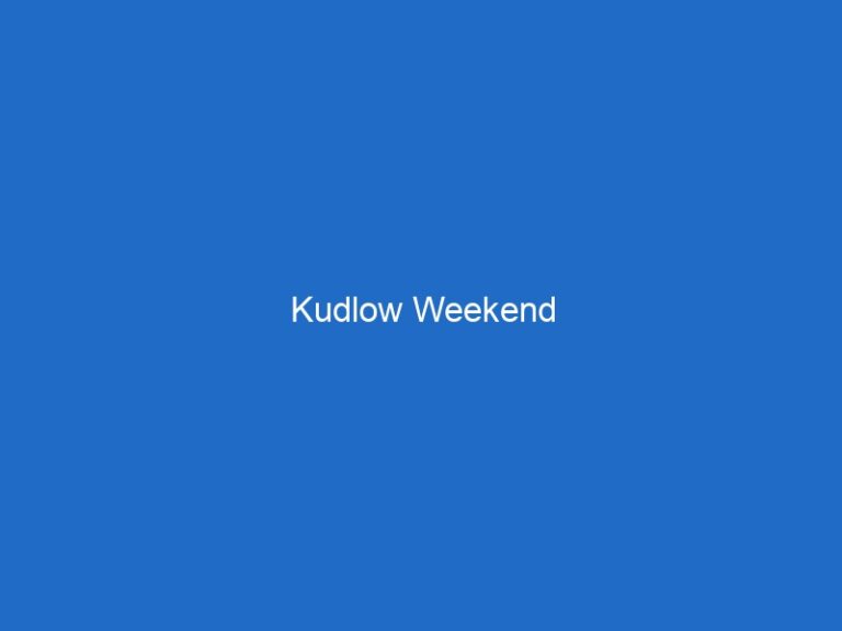Kudlow Weekend