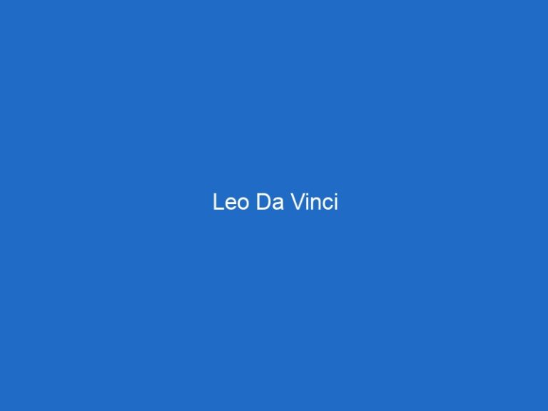 Leo Da Vinci