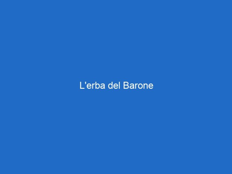 L’erba del Barone