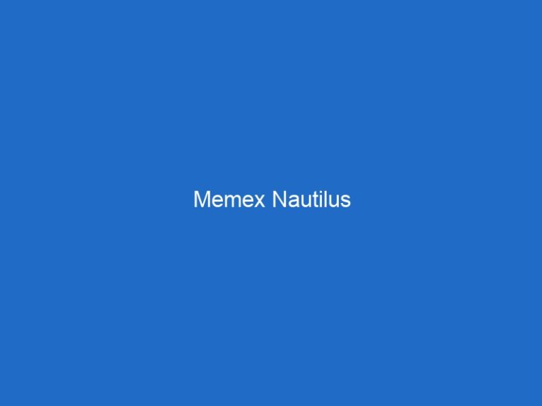 Memex Nautilus Memex Nautilus
