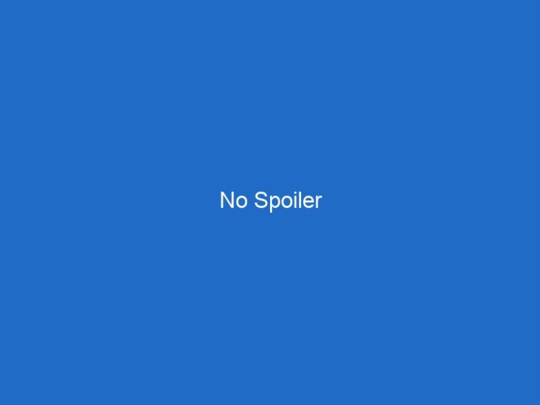No Spoiler
