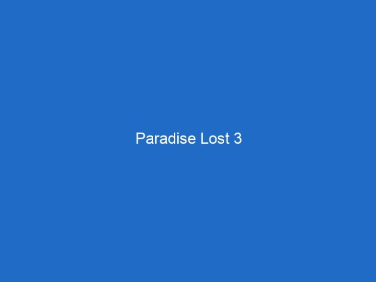 Paradise Lost 3