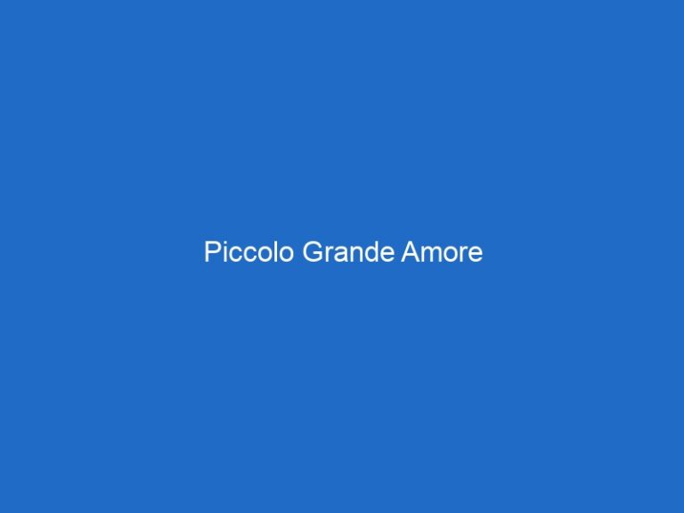 Piccolo Grande Amore