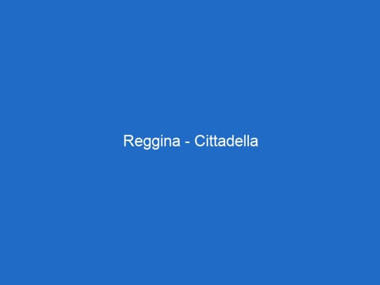 Reggina – Cittadella