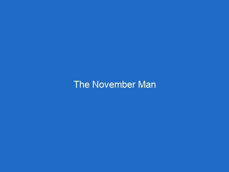 The November Man