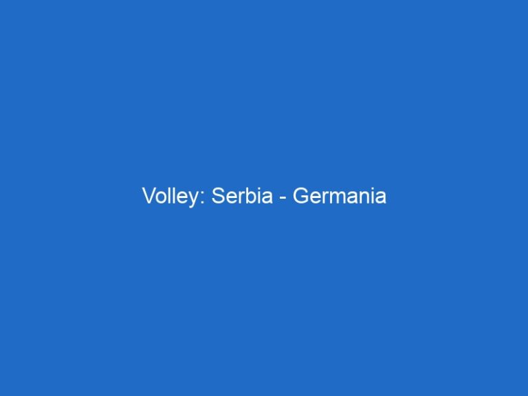 Volley: Serbia – Germania