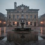 Montepulciano La Piazza Di Twilight